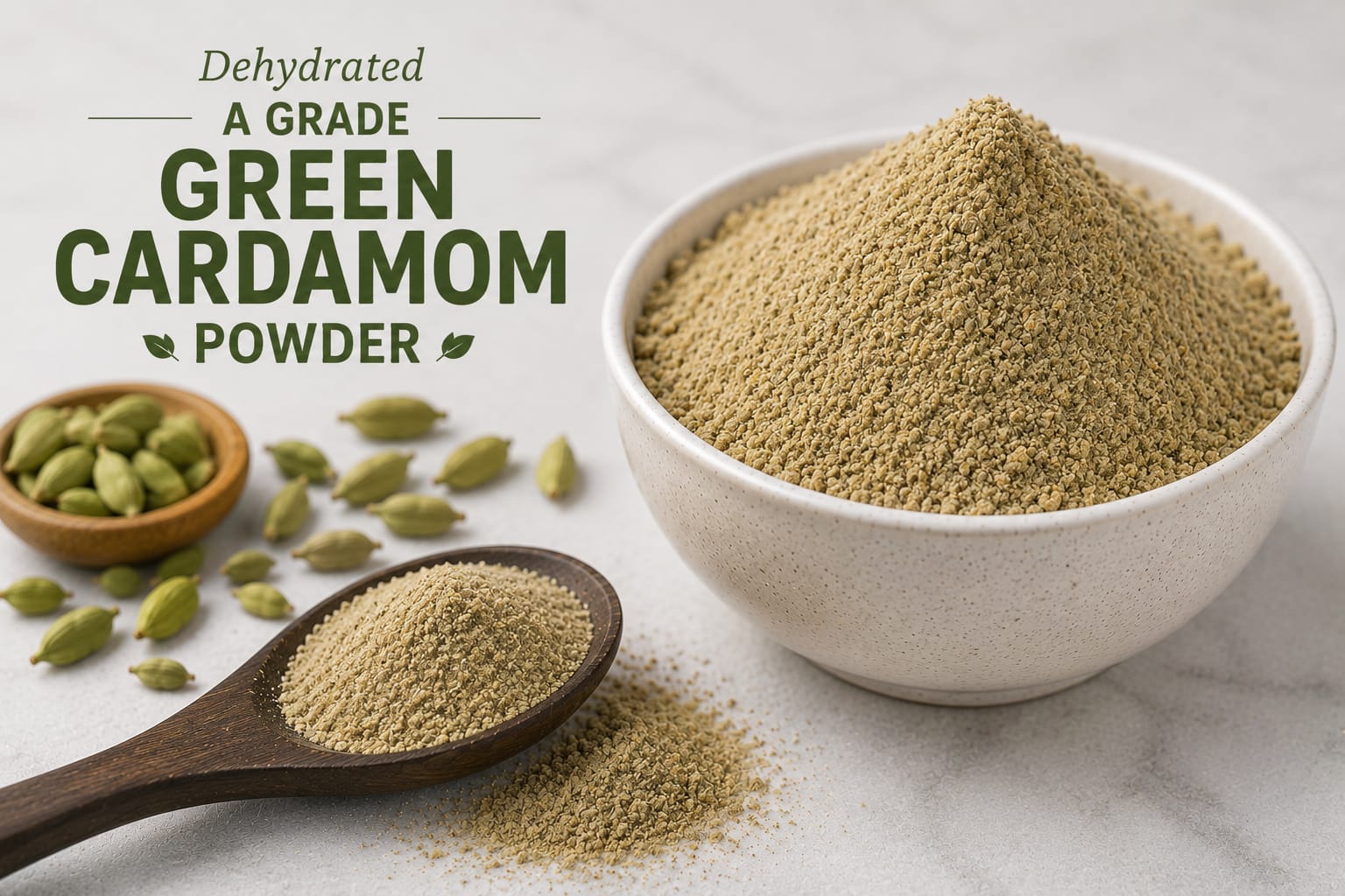 A-Grade Green Cardamom Powder