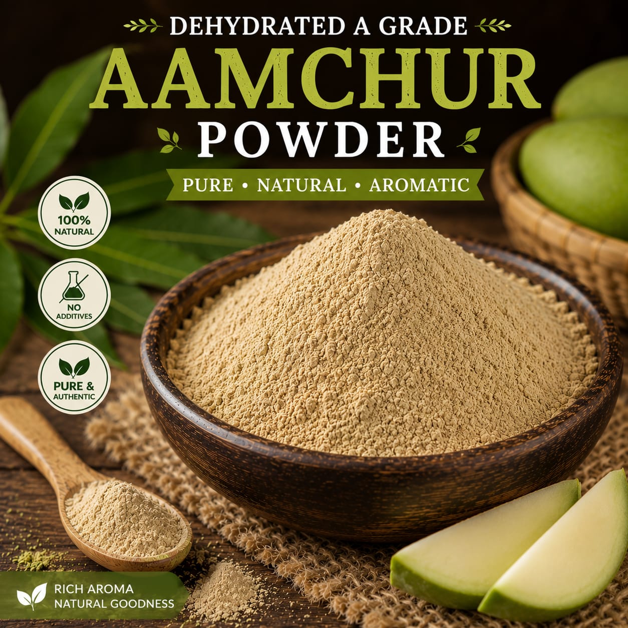 Dehydrated A-Grade Aamchur Powder
