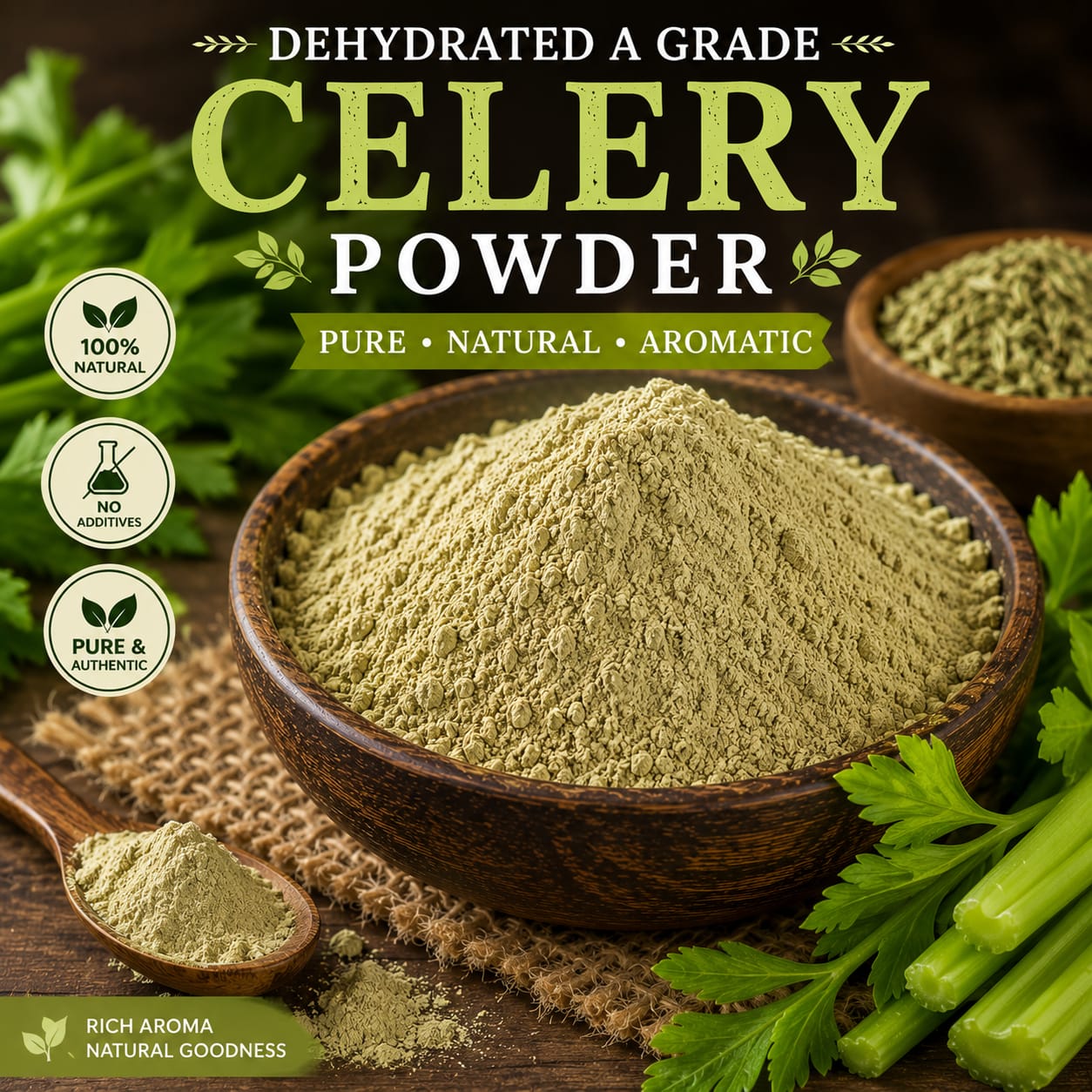 Dehydrated A-Grade Celery Powder