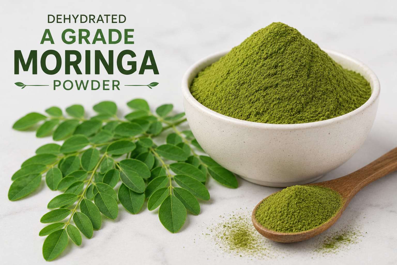 Dehydrated A-Grade Moringa Powder