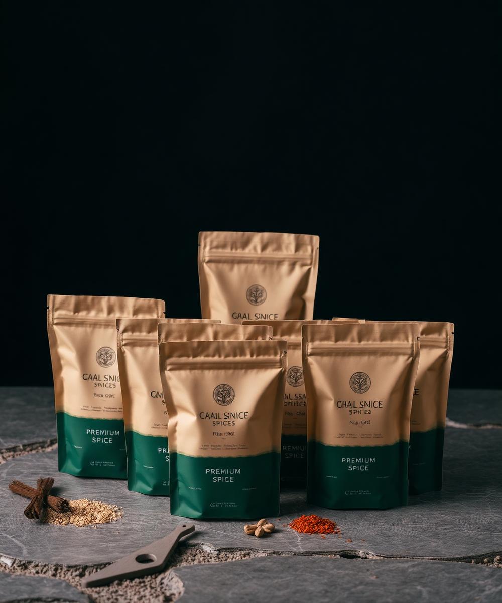 Premium spice packaging